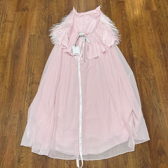 NWT Arrange maxi dress with fringe top - Picture 3 of 7